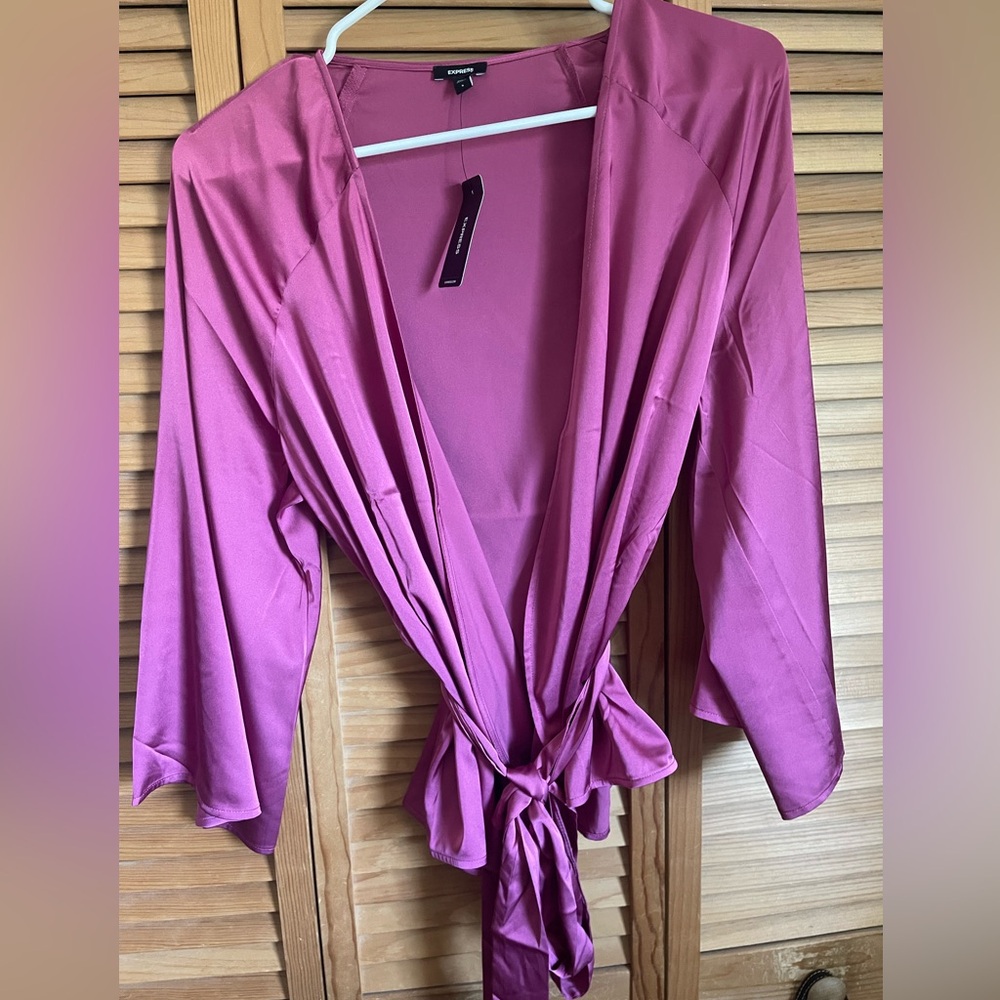 Express Fuchsia Blouse